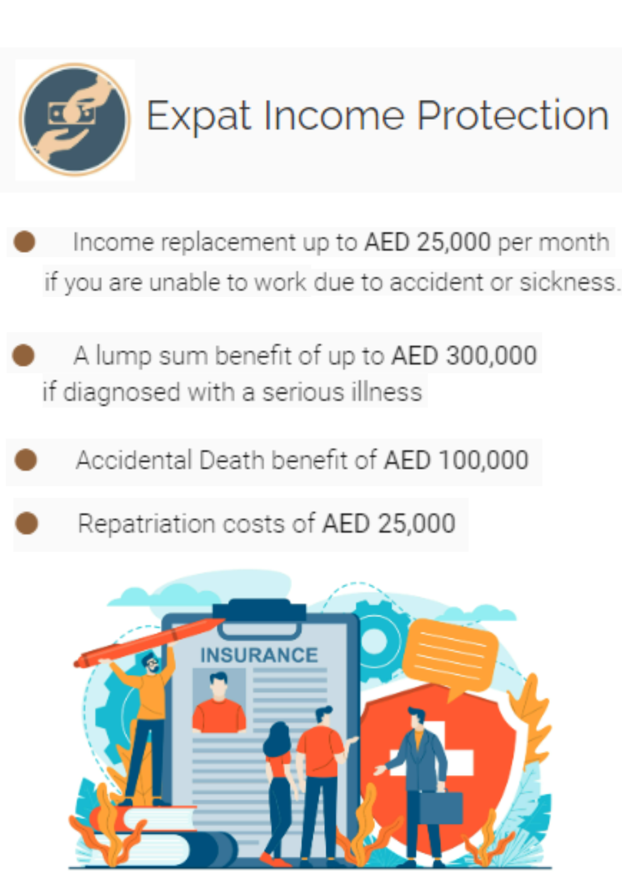 Orient Insurance- Expat Income Protection - Gargash Insurance